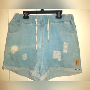 Pull on jeans shorts